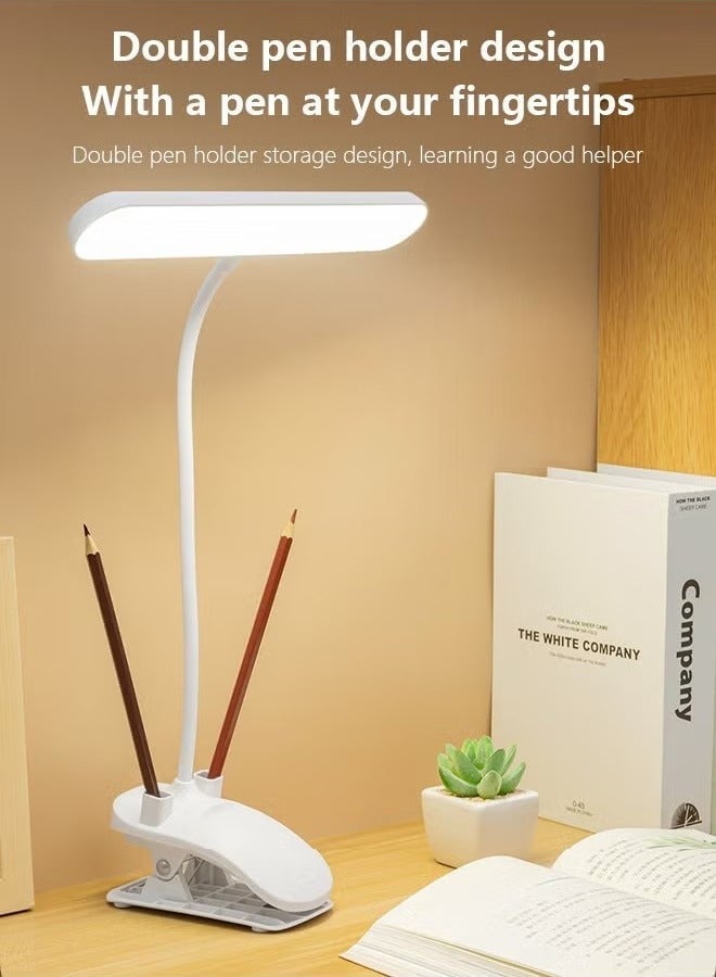 Beauenty LED Clip Desk Lamp Atmosphere Night Light Student Study Special Eye Protection Bedside Lamp Bedroom Dormitory USB Reading Lamp - Image 5